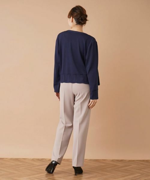 Leilian PLUS HOUSE / レリアンプラスハウス その他パンツ | ストレッチセンタープレスパンツ | 詳細25