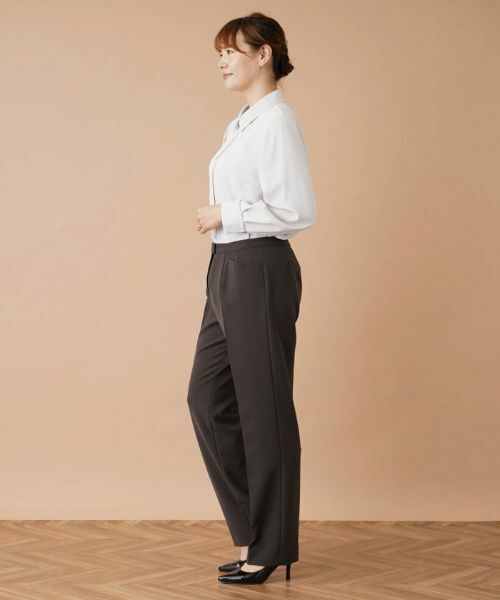 Leilian PLUS HOUSE / レリアンプラスハウス その他パンツ | ストレッチセンタープレスパンツ | 詳細5