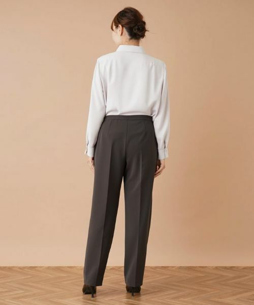 Leilian PLUS HOUSE / レリアンプラスハウス その他パンツ | ストレッチセンタープレスパンツ | 詳細6