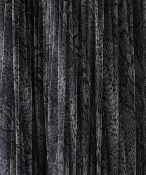 Leilian PLUS HOUSE / レリアンプラスハウス ロング・マキシ丈スカート | パイソン柄プリーツロングスカート【プラス企画】 | 詳細10