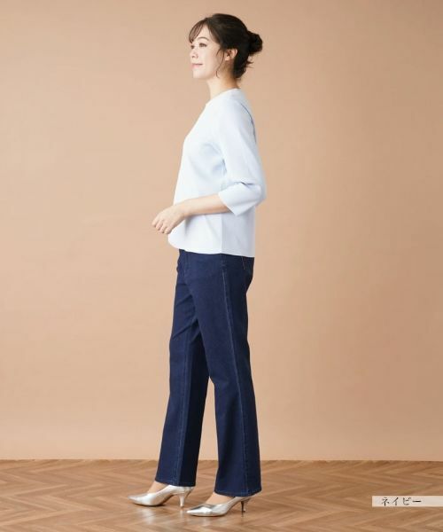 Leilian PLUS HOUSE / レリアンプラスハウス デニムパンツ | ストレッチブーツカットデニムパンツ【L JEANS】 | 詳細14