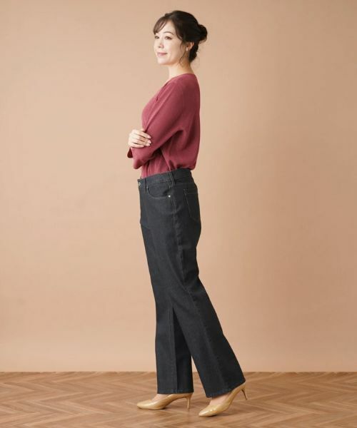 Leilian PLUS HOUSE / レリアンプラスハウス デニムパンツ | ストレッチブーツカットデニムパンツ【L JEANS】 | 詳細17