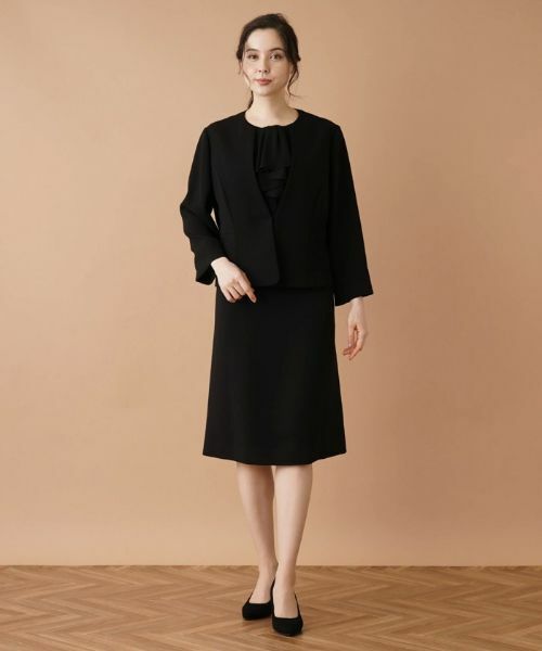 Leilian PLUS HOUSE / レリアンプラスハウス ドレス | 【ブラックフォーマル】ブレザー・ジャケット・ワンピースセット | 詳細13