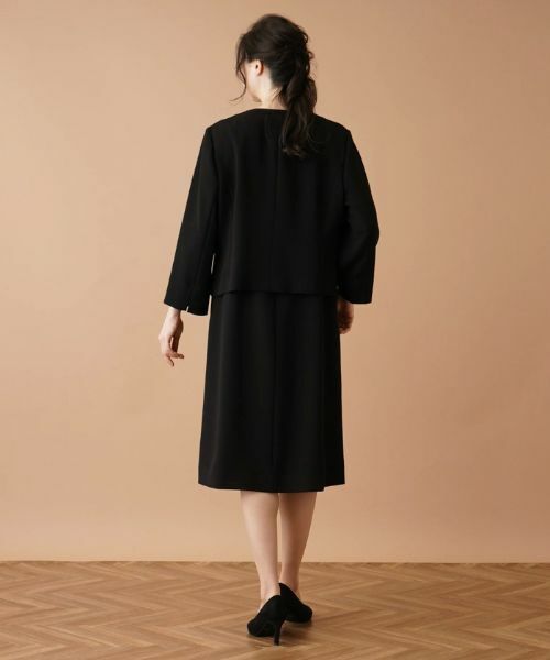 Leilian PLUS HOUSE / レリアンプラスハウス ドレス | 【ブラックフォーマル】ブレザー・ジャケット・ワンピースセット | 詳細15