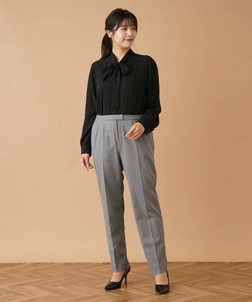 Leilian PLUS HOUSE / レリアンプラスハウス その他パンツ | 【店舗人気】センタープレスパンツ | 詳細1