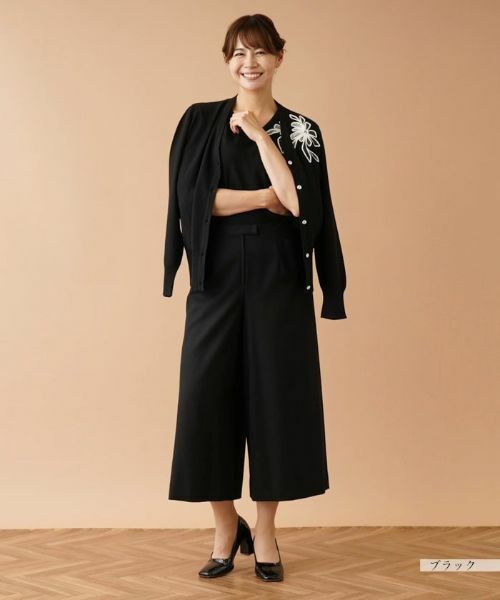 Leilian PLUS HOUSE / レリアンプラスハウス その他パンツ | 2wayストレッチワイドパンツ | 詳細1