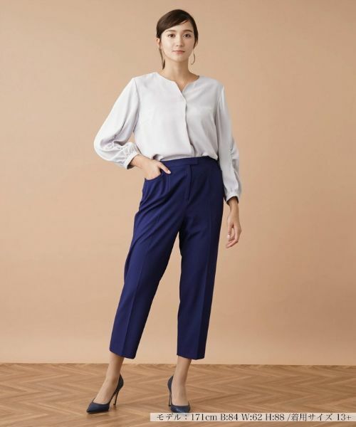 Leilian PLUS HOUSE / レリアンプラスハウス その他パンツ | ストレッチクロップドパンツ | 詳細1