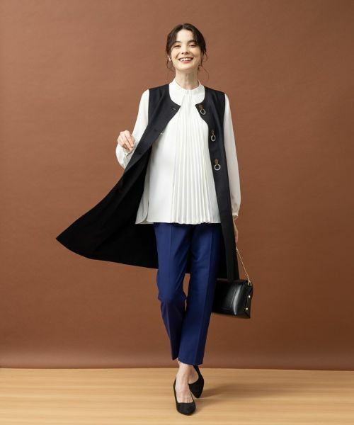 Leilian PLUS HOUSE / レリアンプラスハウス その他パンツ | ストレッチクロップドパンツ | 詳細13