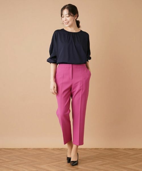 Leilian PLUS HOUSE / レリアンプラスハウス その他パンツ | センタープレスクロップドパンツ | 詳細11