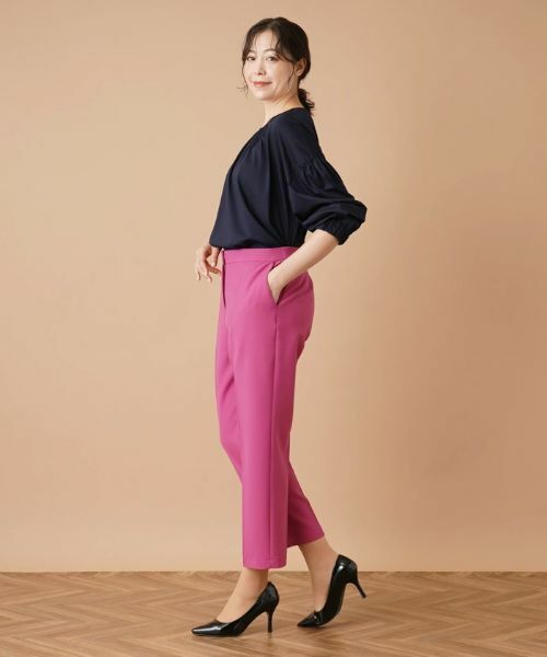 Leilian PLUS HOUSE / レリアンプラスハウス その他パンツ | センタープレスクロップドパンツ | 詳細12