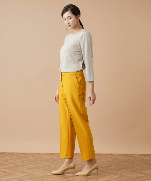 Leilian PLUS HOUSE / レリアンプラスハウス その他パンツ | センタープレスクロップドパンツ | 詳細2