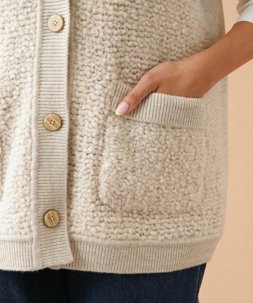 Leilian PLUS HOUSE / レリアンプラスハウス テーラードジャケット | Vネックニットベスト | 詳細11