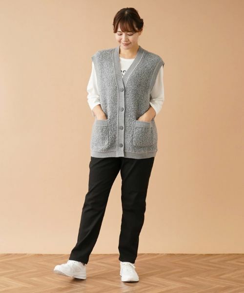 Leilian PLUS HOUSE / レリアンプラスハウス テーラードジャケット | Vネックニットベスト | 詳細13