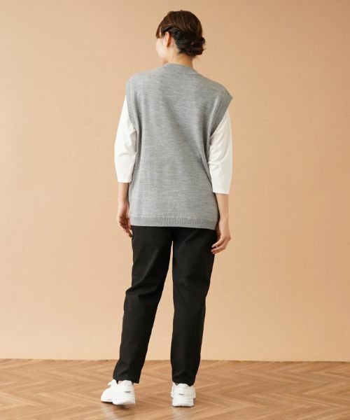 Leilian PLUS HOUSE / レリアンプラスハウス テーラードジャケット | Vネックニットベスト | 詳細15