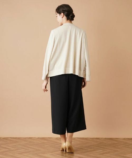 Leilian PLUS HOUSE / レリアンプラスハウス カーディガン・ボレロ | エンブロイダリーカーディガン | 詳細14