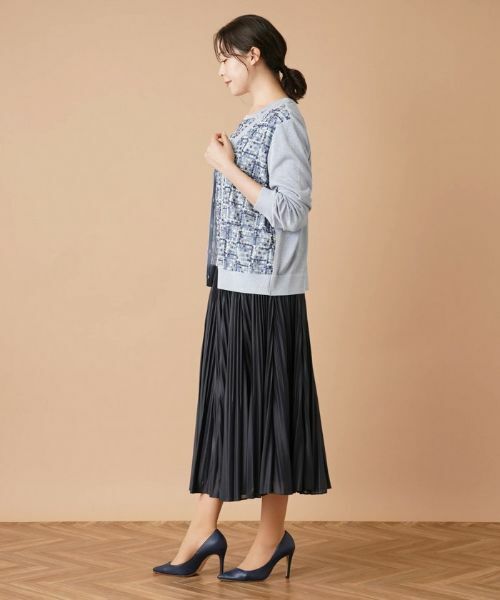 Leilian PLUS HOUSE / レリアンプラスハウス カーディガン・ボレロ | エンブロイダリーカーディガン | 詳細2