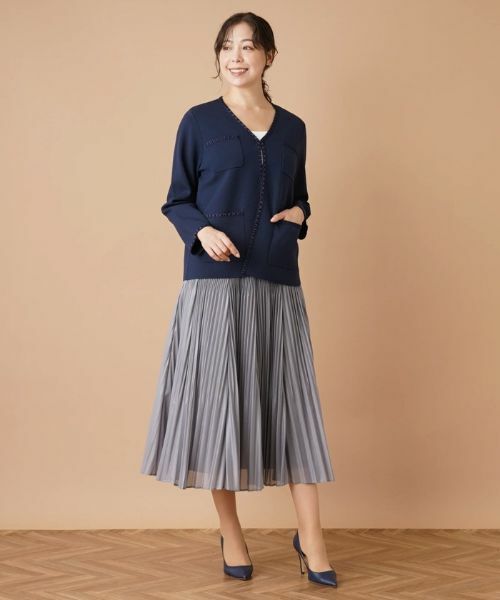 Leilian PLUS HOUSE / レリアンプラスハウス テーラードジャケット | トリムノーカラージャケット | 詳細13