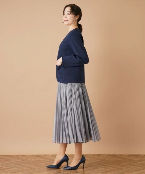 Leilian PLUS HOUSE / レリアンプラスハウス テーラードジャケット | トリムノーカラージャケット | 詳細14