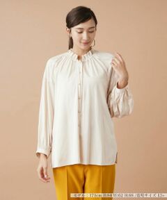 Leilian PLUS HOUSE / レリアンプラスハウス シャツ・ブラウス | フリルリボンブラウス