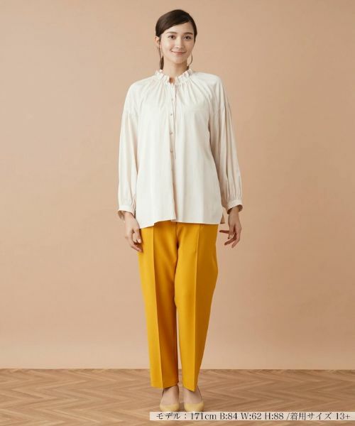 Leilian PLUS HOUSE / レリアンプラスハウス シャツ・ブラウス | フリルリボンブラウス | 詳細1