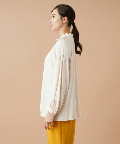 Leilian PLUS HOUSE / レリアンプラスハウス シャツ・ブラウス | フリルリボンブラウス | 詳細5