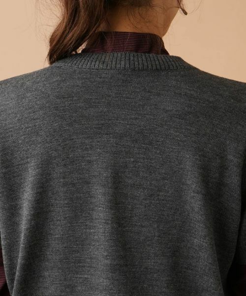 Leilian PLUS HOUSE / レリアンプラスハウス テーラードジャケット | 半袖ニットカーディガン | 詳細12