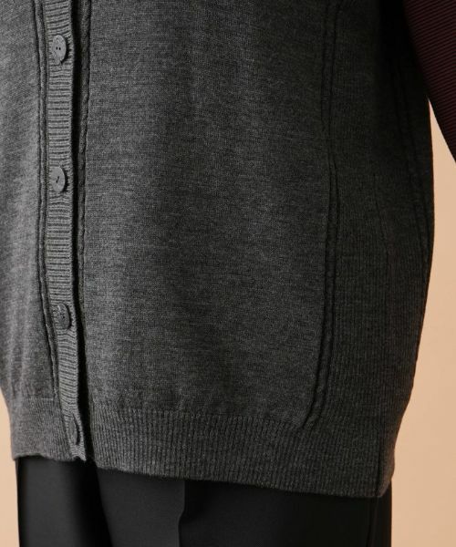 Leilian PLUS HOUSE / レリアンプラスハウス テーラードジャケット | 半袖ニットカーディガン | 詳細14