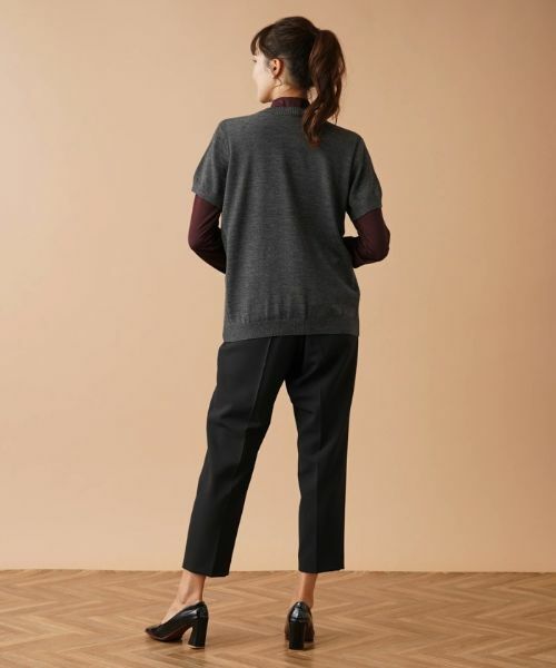 Leilian PLUS HOUSE / レリアンプラスハウス テーラードジャケット | 半袖ニットカーディガン | 詳細6