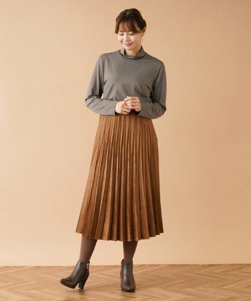 Leilian PLUS HOUSE / レリアンプラスハウス カットソー | ナローボーダーハイネックカットソー | 詳細17