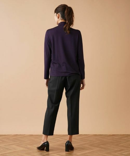 Leilian PLUS HOUSE / レリアンプラスハウス カットソー | ナローボーダーハイネックカットソー | 詳細6