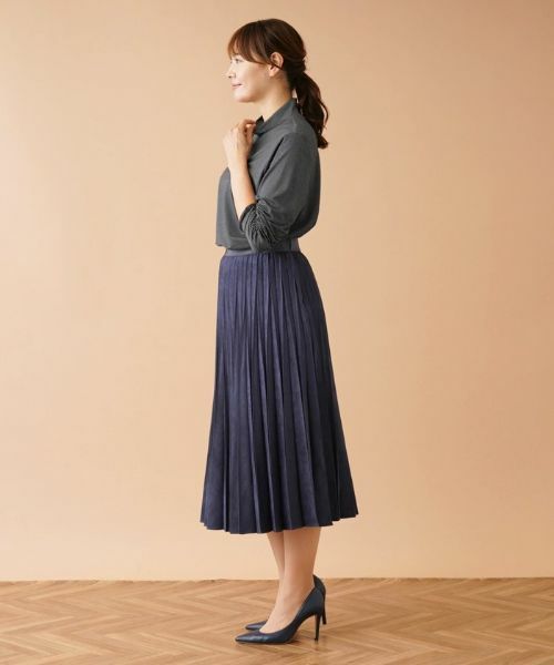 Leilian PLUS HOUSE / レリアンプラスハウス カットソー | ナローボーダーハイネックカットソー | 詳細8