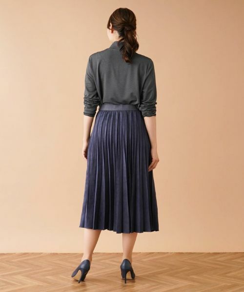 Leilian PLUS HOUSE / レリアンプラスハウス カットソー | ナローボーダーハイネックカットソー | 詳細9