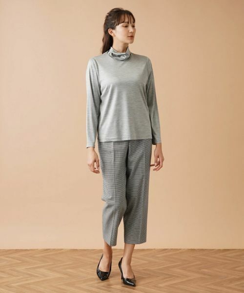 Leilian PLUS HOUSE / レリアンプラスハウス カットソー | 【店舗人気】ハイネックカットソー | 詳細1