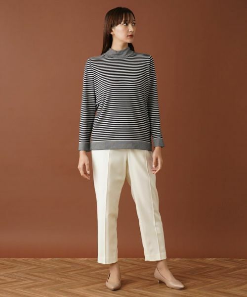 Leilian PLUS HOUSE / レリアンプラスハウス ニット・セーター | ボーダーハイネックカットソー | 詳細12