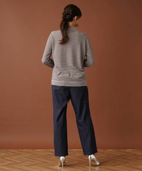 Leilian PLUS HOUSE / レリアンプラスハウス ニット・セーター | ボーダーハイネックカットソー | 詳細17