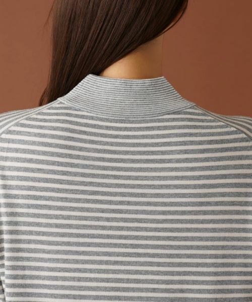 Leilian PLUS HOUSE / レリアンプラスハウス ニット・セーター | ボーダーハイネックカットソー | 詳細8