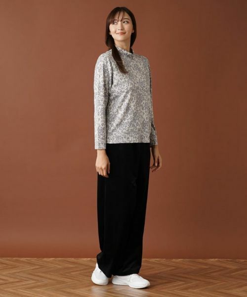 Leilian PLUS HOUSE / レリアンプラスハウス ニット・セーター | 【店舗人気】レオパードハイネックカットソー | 詳細11