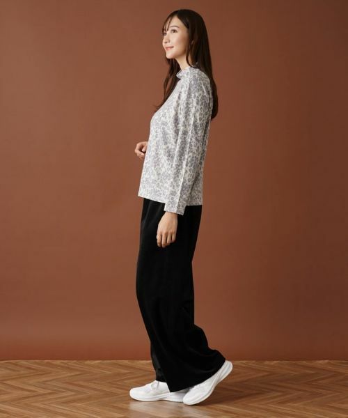 Leilian PLUS HOUSE / レリアンプラスハウス ニット・セーター | 【店舗人気】レオパードハイネックカットソー | 詳細12