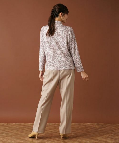 Leilian PLUS HOUSE / レリアンプラスハウス ニット・セーター | 【店舗人気】レオパードハイネックカットソー | 詳細16