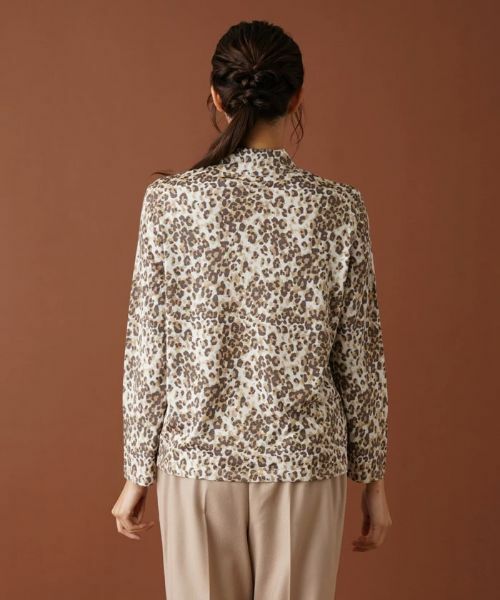 Leilian PLUS HOUSE / レリアンプラスハウス ニット・セーター | 【店舗人気】レオパードハイネックカットソー | 詳細6