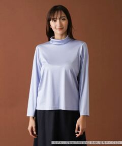 Leilian PLUS HOUSE / レリアンプラスハウス カットソー | ストレッチシルクハイネックカットソー