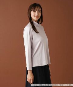 Leilian PLUS HOUSE / レリアンプラスハウス カットソー | ストレッチシルクハイネックカットソー