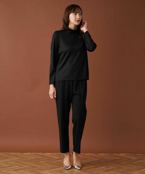 Leilian PLUS HOUSE / レリアンプラスハウス カットソー | ストレッチシルクハイネックカットソー | 詳細11