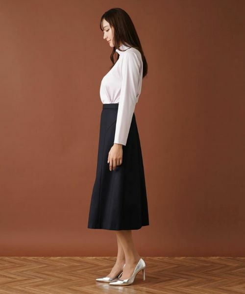 Leilian PLUS HOUSE / レリアンプラスハウス カットソー | ストレッチシルクハイネックカットソー | 詳細15