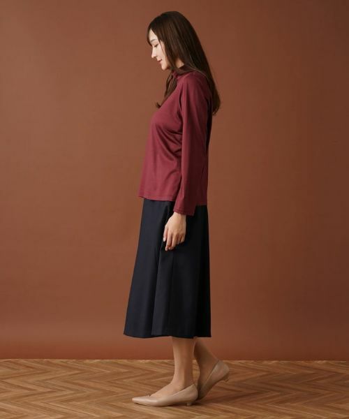 Leilian PLUS HOUSE / レリアンプラスハウス カットソー | ストレッチシルクハイネックカットソー | 詳細18