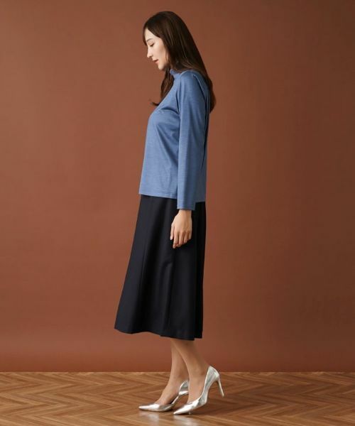 Leilian PLUS HOUSE / レリアンプラスハウス カットソー | ストレッチシルクハイネックカットソー | 詳細21