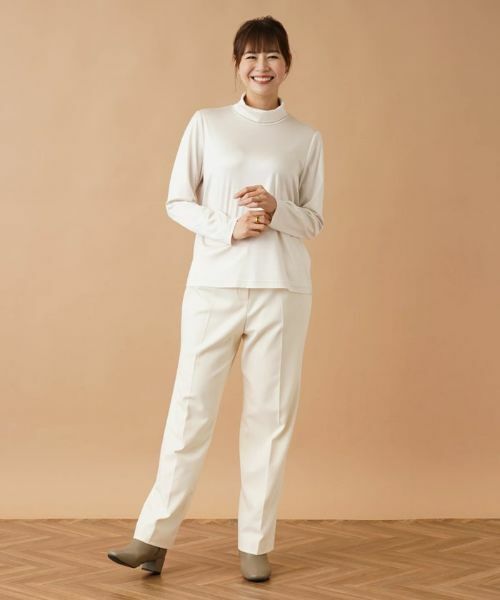 Leilian PLUS HOUSE / レリアンプラスハウス カットソー | ストレッチシルクハイネックカットソー | 詳細23