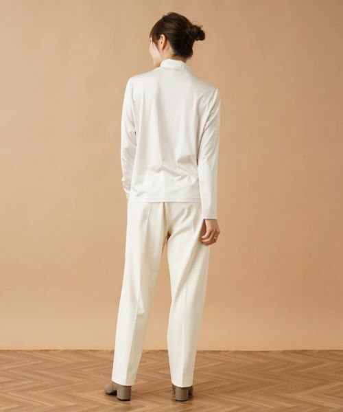 Leilian PLUS HOUSE / レリアンプラスハウス カットソー | ストレッチシルクハイネックカットソー | 詳細25