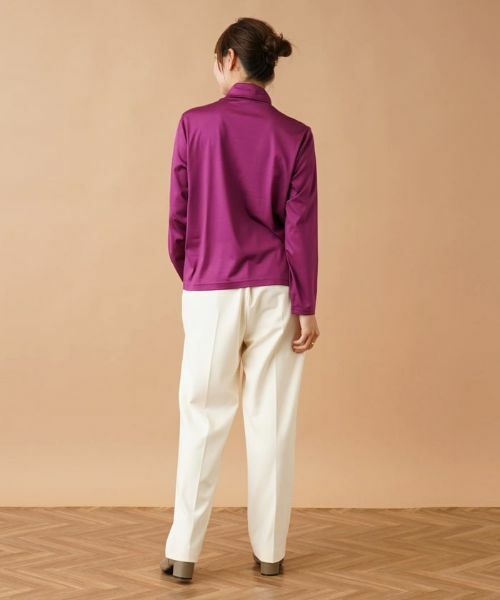 Leilian PLUS HOUSE / レリアンプラスハウス カットソー | ストレッチシルクハイネックカットソー | 詳細28