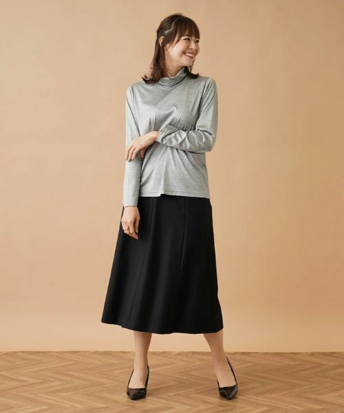 Leilian PLUS HOUSE / レリアンプラスハウス カットソー | ストレッチシルクハイネックカットソー | 詳細29